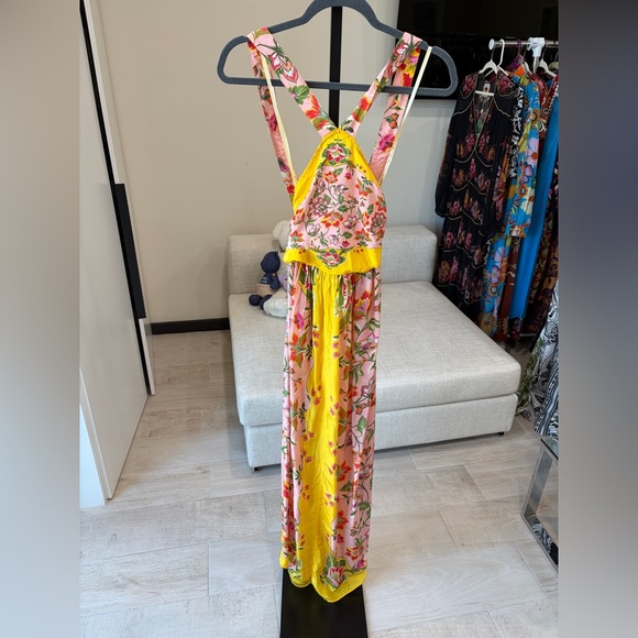 FARM Rio Beauty Scarf Maxi Halter Dress - Exclusive - Picture 12 of 13